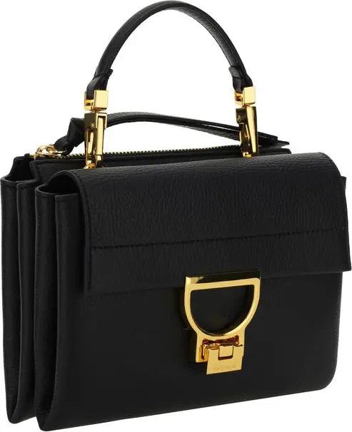 Black Calf Leather Bos Taurus Shoulder Bag