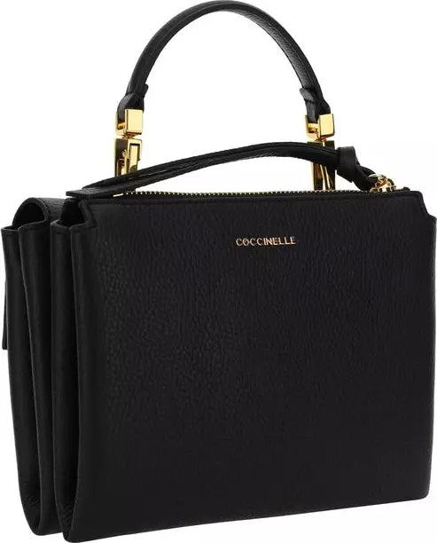 Black Calf Leather Bos Taurus Shoulder Bag