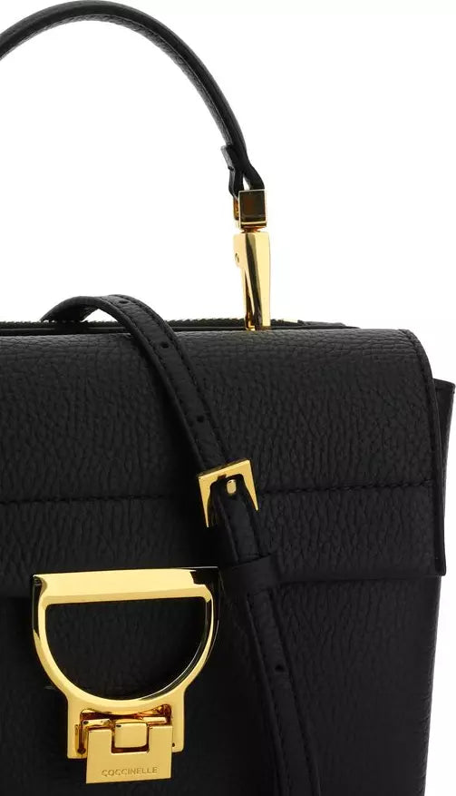 Black Calf Leather Bos Taurus Shoulder Bag