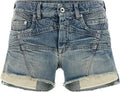 DRKSHDW  Blue Cotton Bermuda Shorts