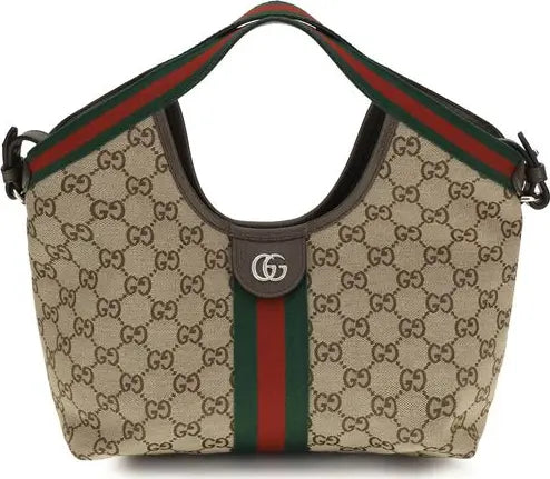 Gucci  Beige Fabric Shoulder Bag