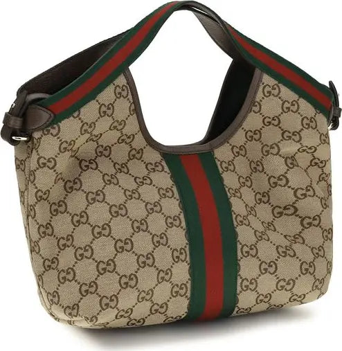 Gucci  Beige Fabric Shoulder Bag