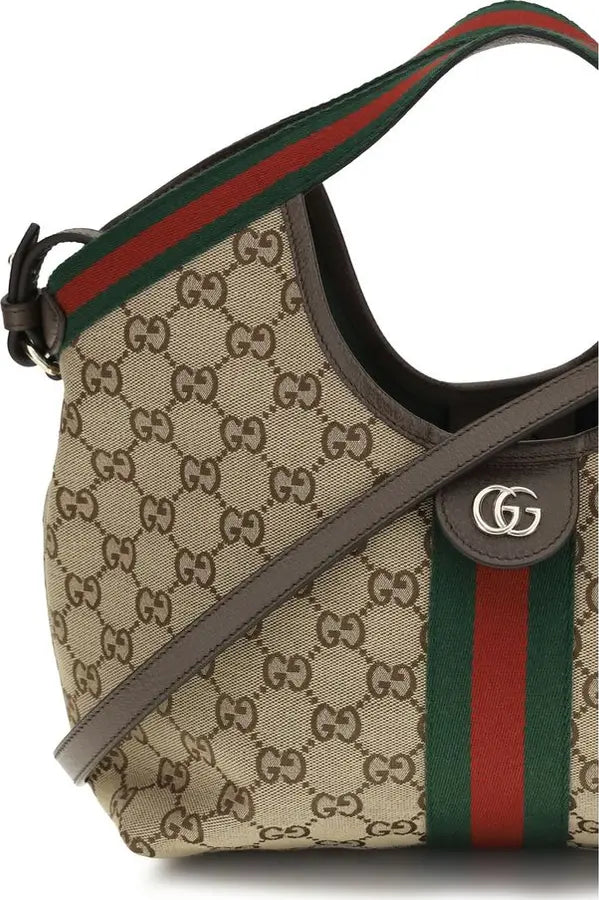 Gucci  Beige Fabric Shoulder Bag